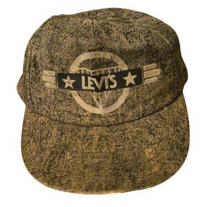 Levi's Vintage 1980's Snapback Hat Made In USA Humphreys Chicago, IL
